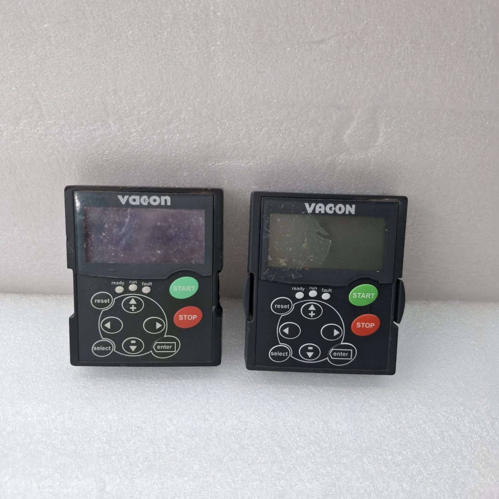 Lot Of 2 Pcs Vacon NXS NXP Series VFD Inverter Keypad Control Panel Untested